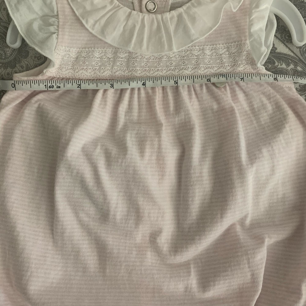 Purete du Bebe baby romper & socks. Size 6 M - Picture 9 of 12